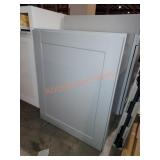 24"Wï¿½13"Dï¿½30"H Kitchen Cabinet, Gray