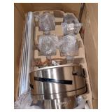 Hunter 52 in LED indoor brushed nickel ceiling fan