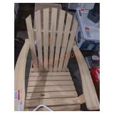 Hampton Bay Unfinished stationary wood chair