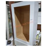 33" x 24" x 72" White Cabinet, missing door