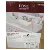 Home Decorators Silver Ash 49" Vanity Top Only