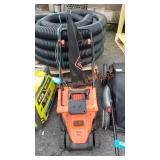 Black and 10amp 15in lawnmower corded