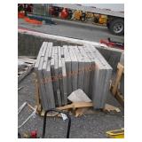 Skid of Gray Pavers Various Sizes