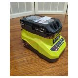 Ryobi One+ 18V 2Ah Battery and Charger