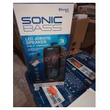 Sonic Bass LED Jobsite speaker duel 8" subwoofer