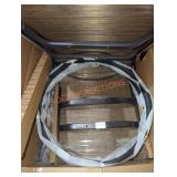 Black swivel metal bar stools with arms