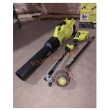 Ryobi 40V String Trimmer & Jet Fan Blower Combo