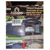 Arrow carport enclosure 12x 20x 7ft