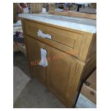 30"Wï¿½22"Dï¿½35"H Marble Bathroom Vanity