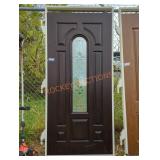 36"ï¿½80" Wood Door with Mosaic Window