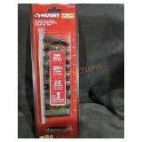 Husky 10pc Thin Wall Impact Socket Set, MM