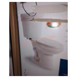 Glacier Bay 2-Piece Dual Flush Elongated Toilet