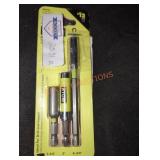 Ryobi 3 PC bit holder set ideal for drill and