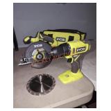 Ryobi 18V 1/2" Driver/Drill & 5.5" Circular Saw