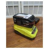 Ryobi One+ 18V 4Ah Li-Ion Battery and Charger