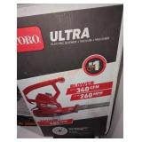 Toro ultra electric blower+ vacuum+ mulcher
