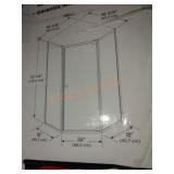 Delta 38" Shower Enclosure