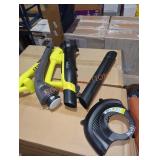 Ryobi 18v 10" Trimmer & 200cfm Blower