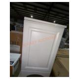 18.5 W x 16.5 D x 33" H White Vanity with Top