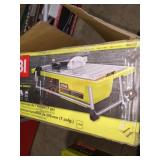 Ryobi 4.8A Corded 7" Wet Tile Saw