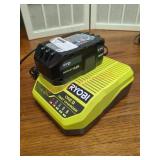 Ryobi One+ 18V 4Ah Lithium battery & Fast Charger