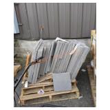 Skid of Gray Pavers Various Sizes