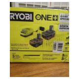 Ryobi One+ 18V Li Ion Starter Kit