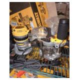 DeWalt 2 1/4 HP evs fixed base/plunge router