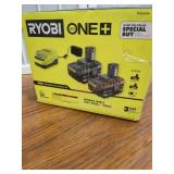 Ryobi One+ 18V 4Ah Li-Ion Starter Kit