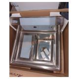 Kool more one compartment sink w/ left drainboard