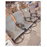 4-Pack Sling Outdoor Dining Chairs