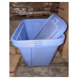 HDX 20 Gal Storage Totes w/ Lids, 3-Pack