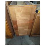 Kitchen cabinet base 15.5" W x 25" D x 35"H