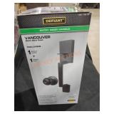 Defiant Entry Door Handle, Matte Black