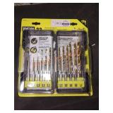 RYOBI Titanium Twist Drill Bit Kit (22-Piece)