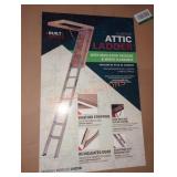 Louisville ladder aluminum attic ladder