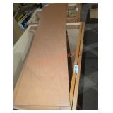 2 shelves 48" L x 12" W x .5" D