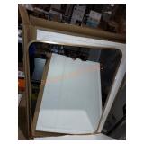22" x 30" Gold Metal Framed Mirror