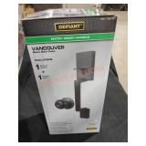 Defiant Entry Door Handle, Matte Black