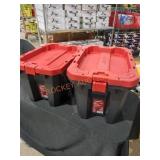 Husky 5 Gallon Latch&Stack Storage Totes w/ Lids