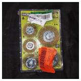 Ryobi 6pc wire wheels