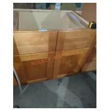 32.5"W x 25" D x 35" H kitchen cabinet base