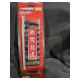 Husky 10pc Thin Wall Impact Socket Set, MM