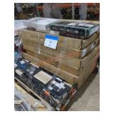 Mixed Flooring & Partition Wall Dividers Skid Lot