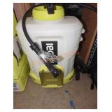 Ryobi one+ 4 gal 18v  backpack chemical sprayer