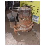 Everbilt cast iron sump pump 3/4 HP 80 gal per min
