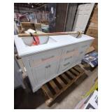 Home Decorators 60" Double Sink Vanity Combo