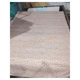 5ft x 8ft Brown Washable Area Rug