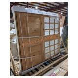 Krosswood Natural Wood Pre-Hung Double Door