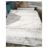 8ft x 5ft Grey Area Rug